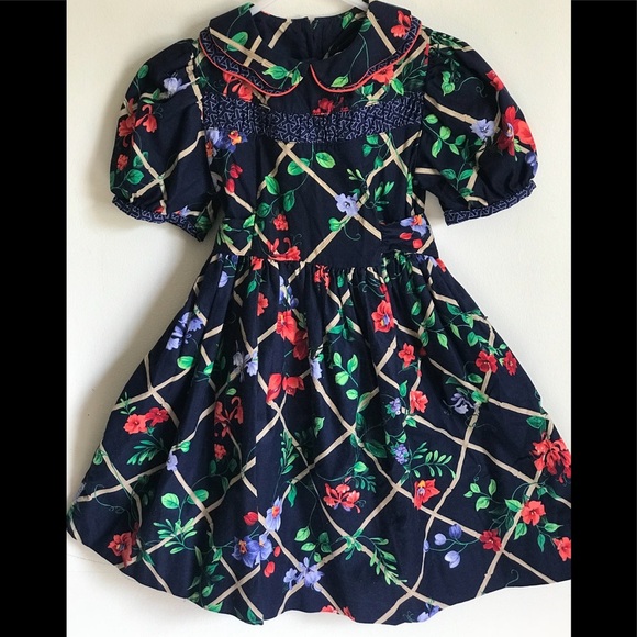 Rare 1970’s Custom Toddler Dress 3-4T Handmade
